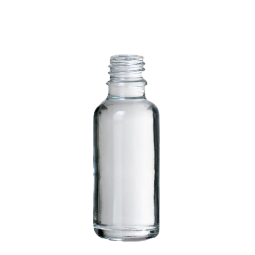 Clear Glass Bottle with Pipette